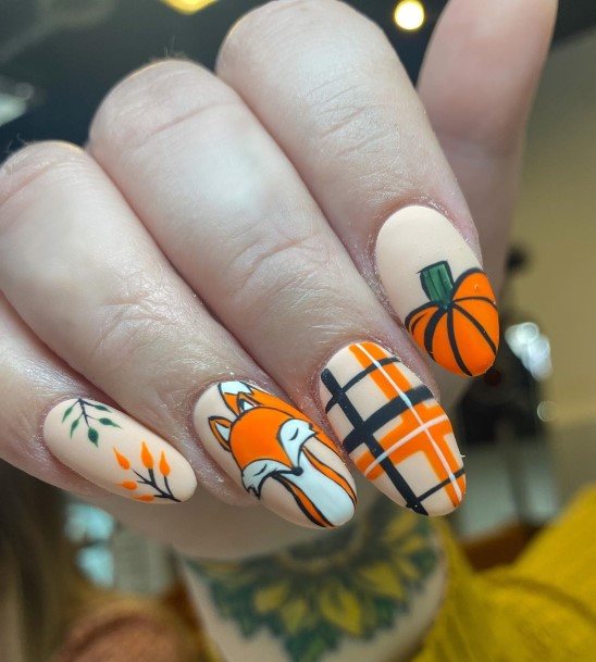 Fox Girls Nail Ideas