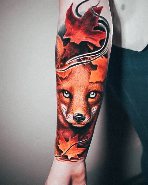 Fox Tattoo For Ladies