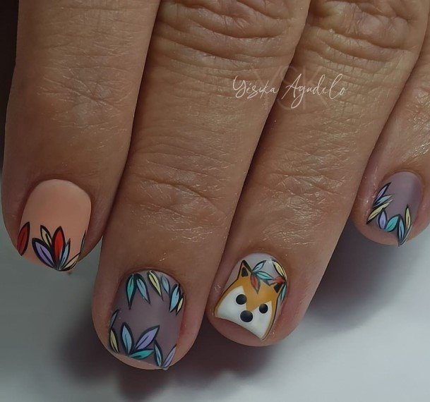 Fox Womens Feminine Fox Nails