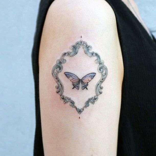 Frame Womens Feminine Frame Tattoos