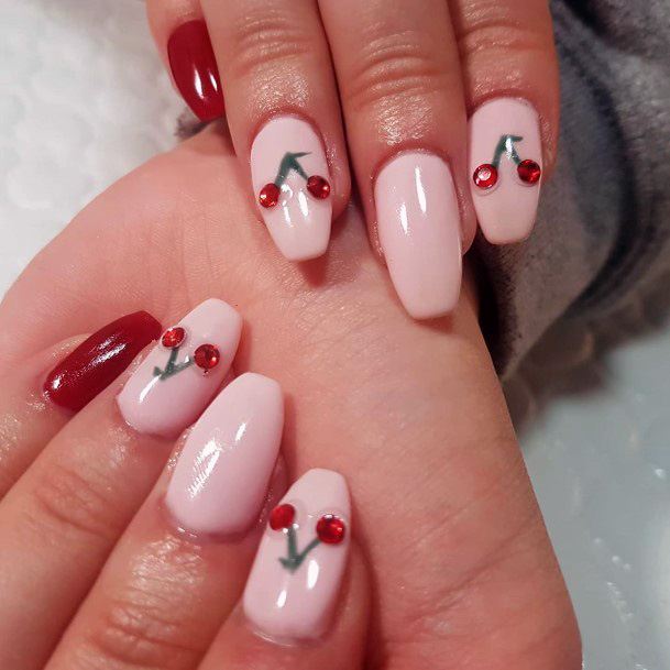 Fresh Cherry Nails Women