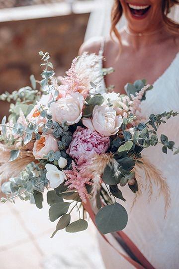 Freshly Picked Blush Wedding Flowers