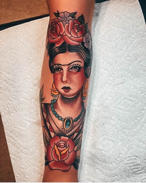 Frida Female Tattoo Designs