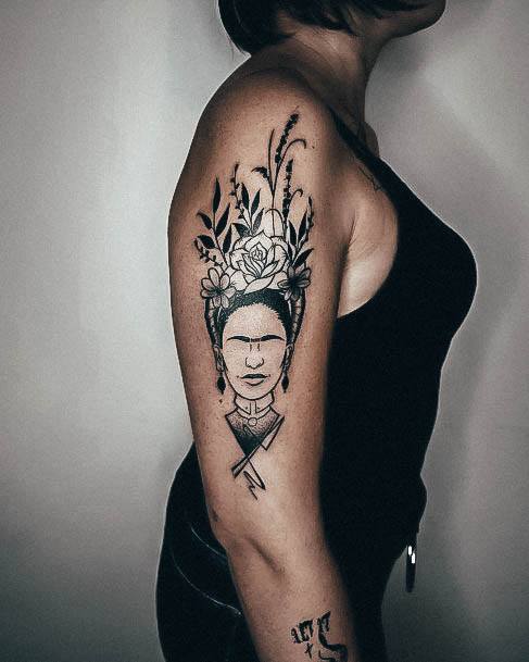 Frida Tattoo Designs For Girls