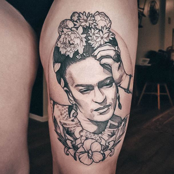 Frida Tattoos Feminine Ideas