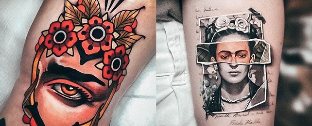 Top 100 Best Frida Kahlo Tattoos For Women – Mexican Painter Design Ideas