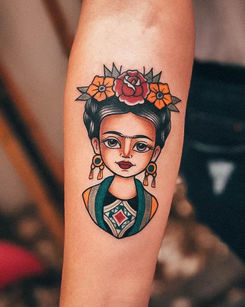 Frida Womens Tattoo Ideas