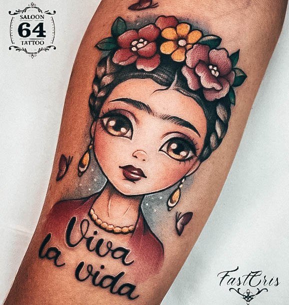 Frida Womens Tattoos Ideas