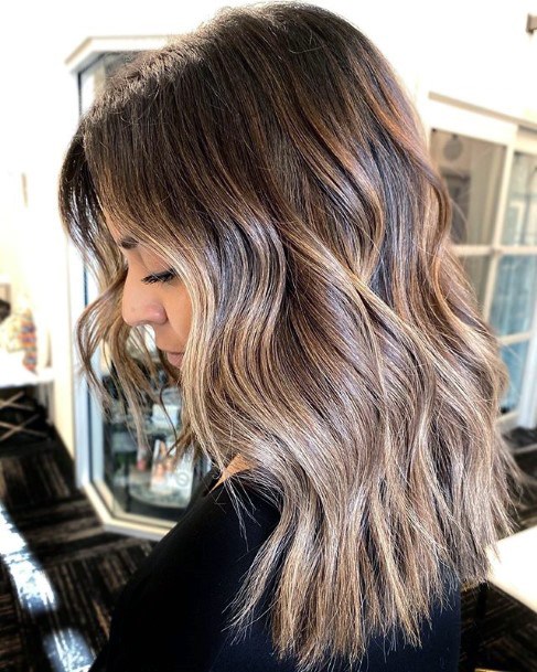 Frosty Brown Balayage Women