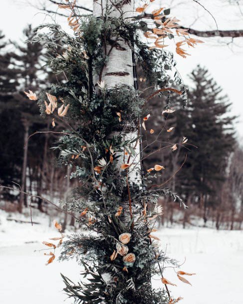 Frosty Winter Wedding Flowers