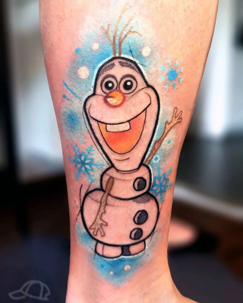 Frozen Female Tattoo Designs