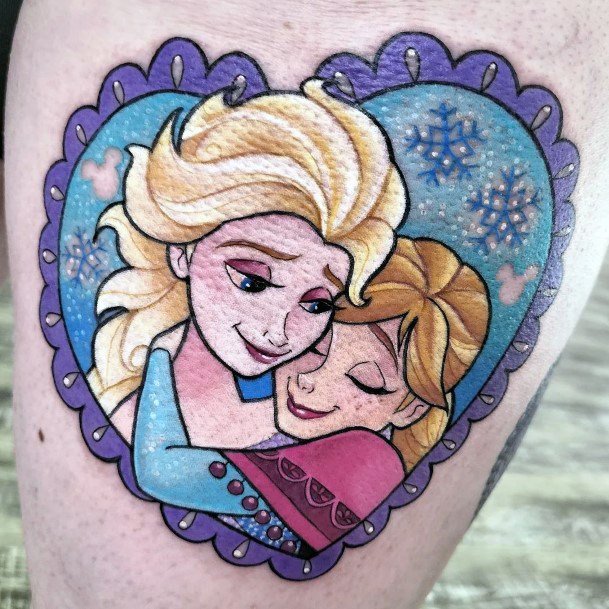 Frozen Tattoo Feminine Designs