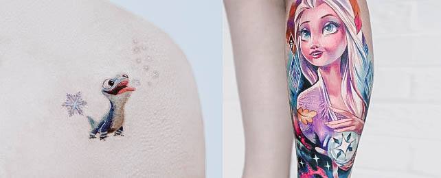 Top 100 Best Frozen Tattoos For Women – Disney Design Ideas