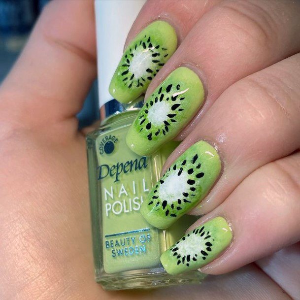 Fruit Bonanza Kiwi Nails Women