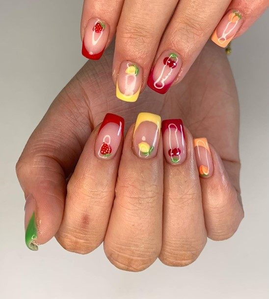 Fruit Nails For Girls