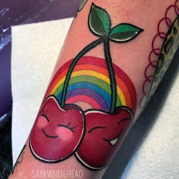 Fruit Womens Feminine Fruit Tattoos