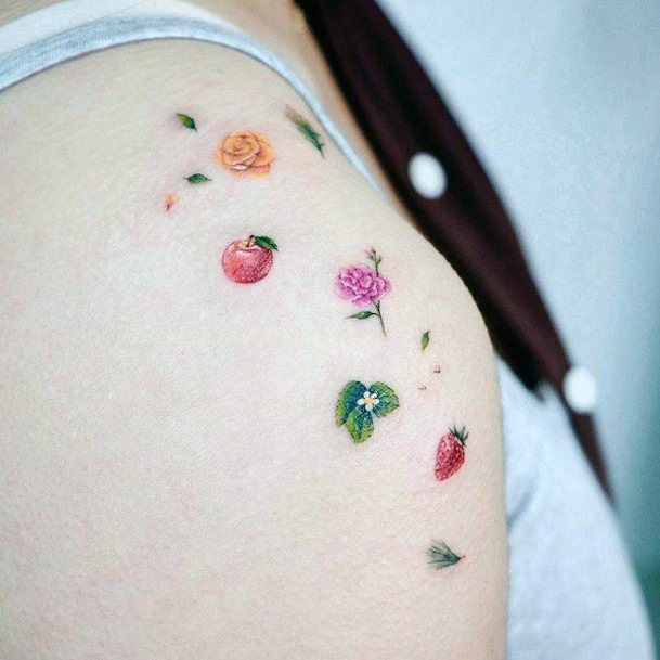 Fruitic Womens Fruit Tattoo Designs