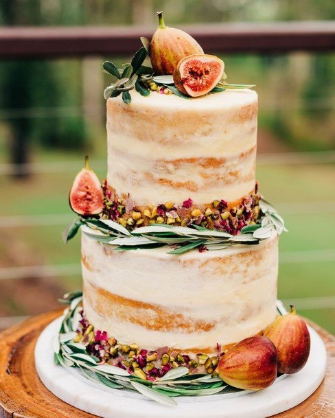 Fruity Wedding Cake Toppers Rustic