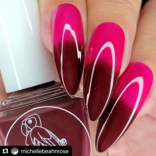 Fuchsia Nails Feminine Ideas