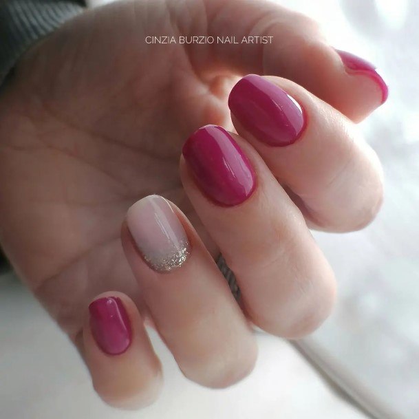 Fuchsia Womens Nails