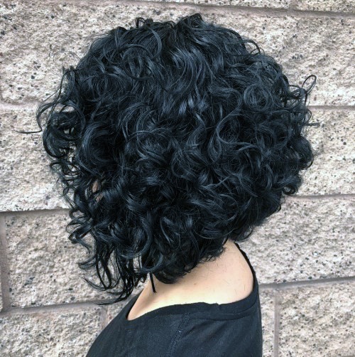 Full Flair Of Asymmetrical Hair With Sexy Shape Girl With Full Bodied Rippled Curls