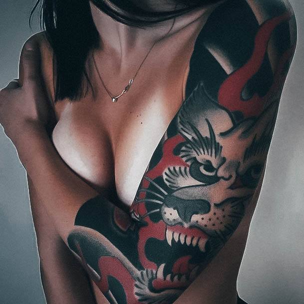 Full Sleeve Tattoo Design Inspiration For Women