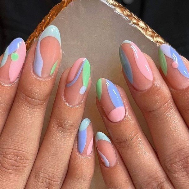 Funky Nail Feminine Designs