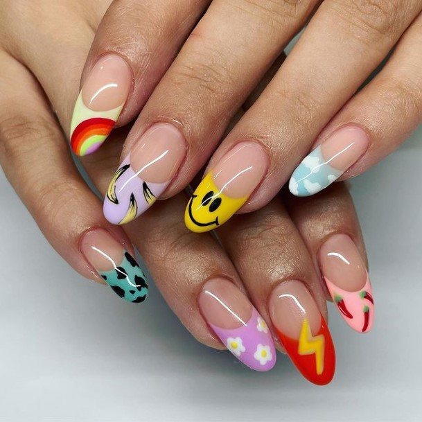 Funky Nails Feminine Ideas