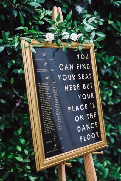 Funny Wedding Sign Inspiration Seating Chart Ideas