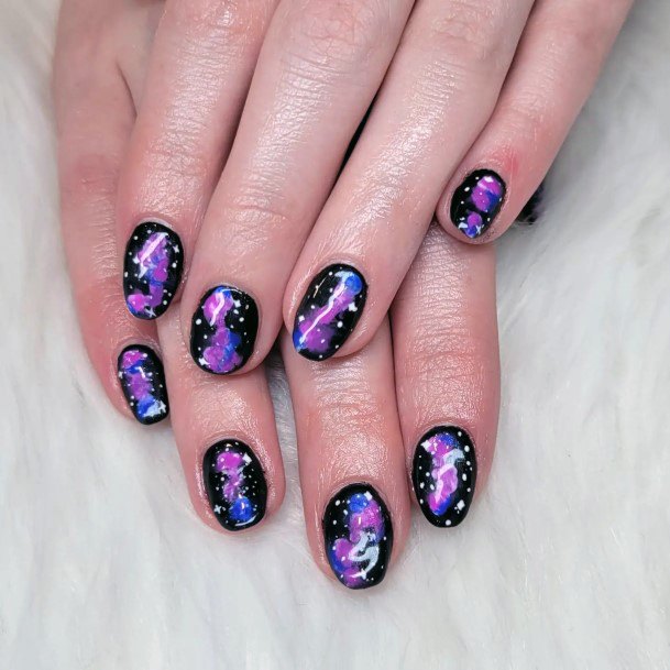 Galaxy Girls Nail Ideas