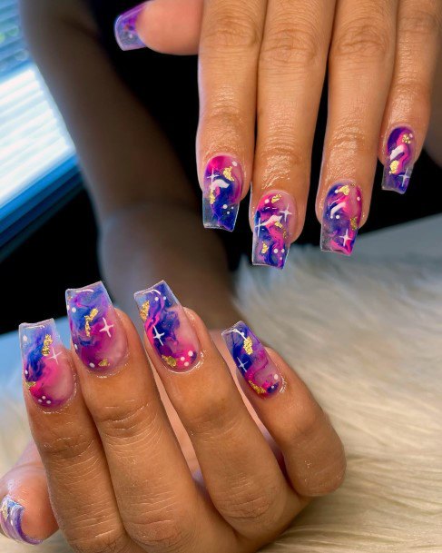 Galaxy Womens Nails