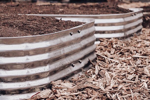 Galvanized Above Ground Garden Planters