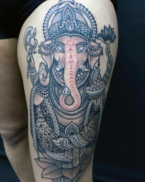 Ganesha Tattoos For Girls