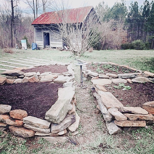 Garden Beds Ideas Stone Rock Raised