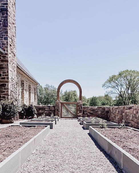 Garden Beds Raised Stone Rock