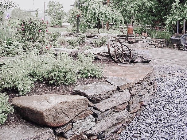 Garden Box Stone Rock Bed Ideas