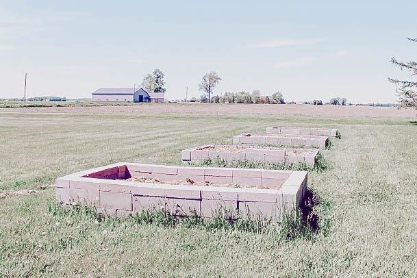 Garden Ideas Cinderblock Above Ground Beds