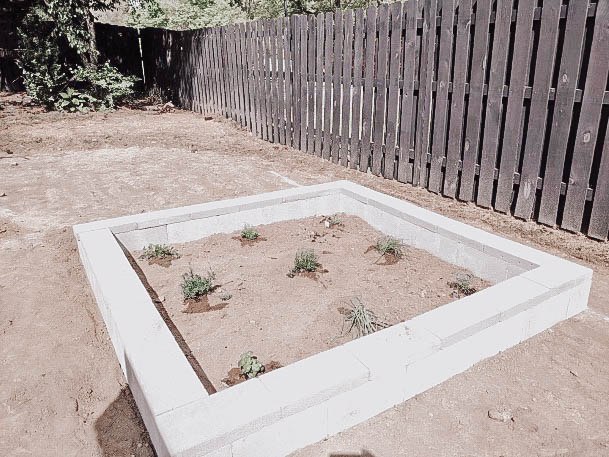 Garden Raised Cinderblock