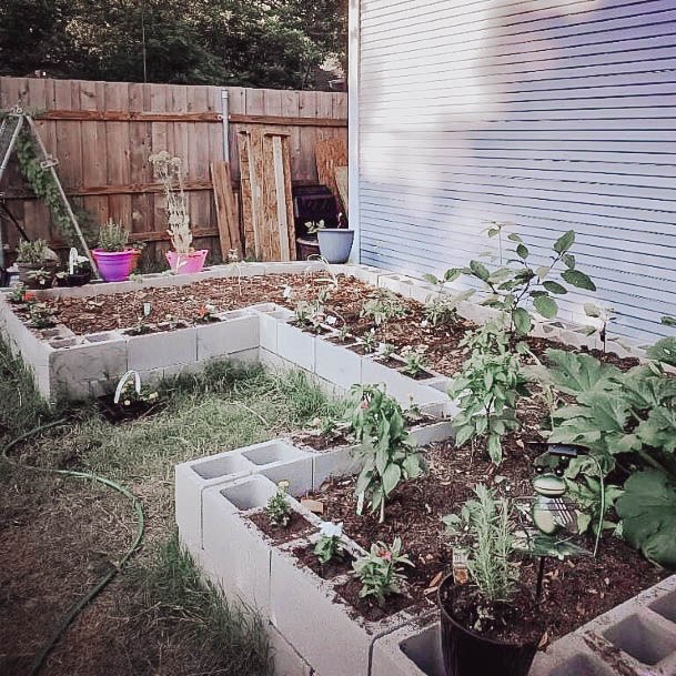 Gardening Barns Raised Beds Cinderblock