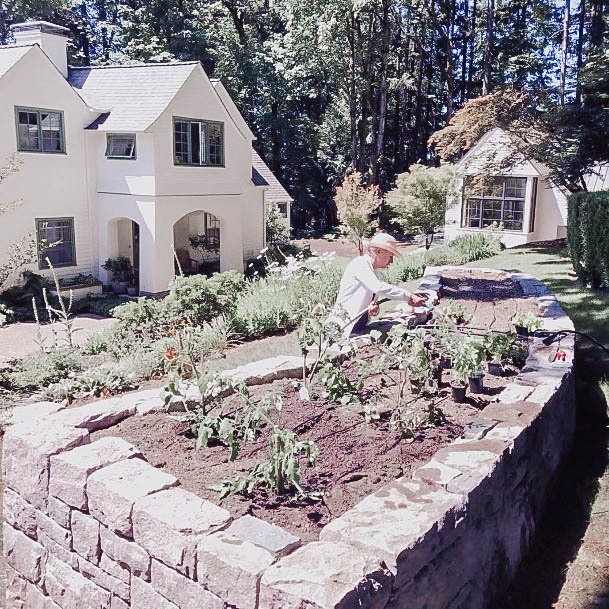 Gardening Barns Raised Beds Stone Rock