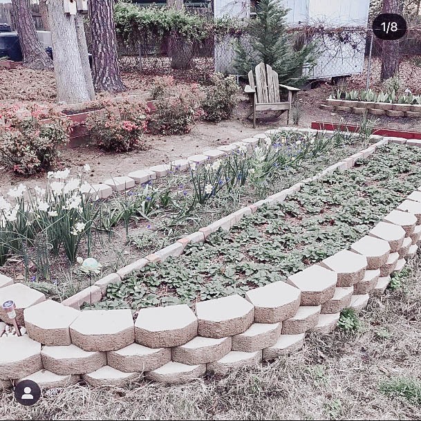 Gardening Boxes Brick Ideas