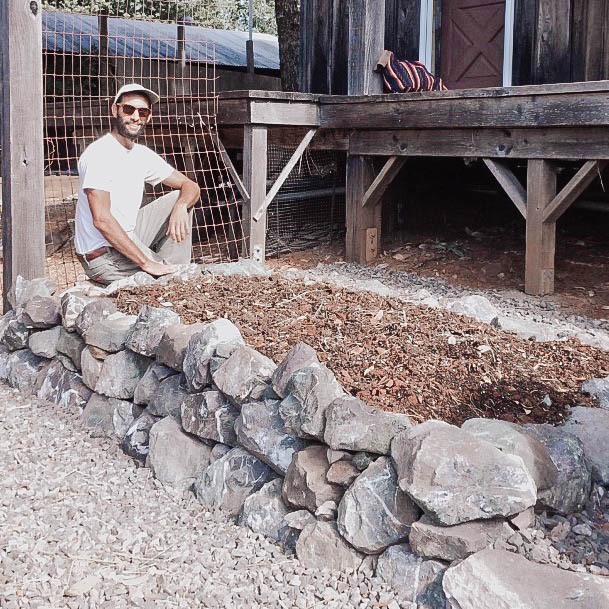 Gardening Boxes Stone Rock Ideas