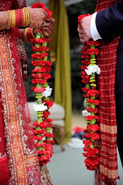 Garland Flowers Indian Wedding