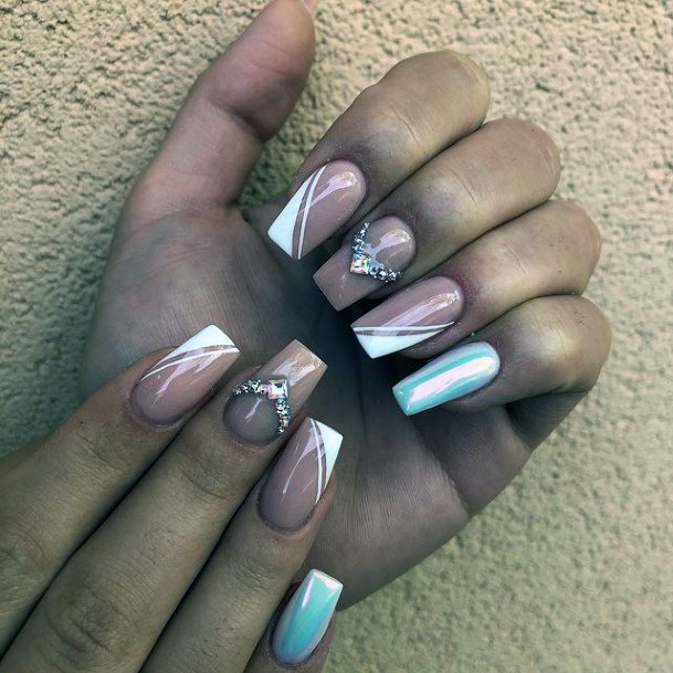 Gemstone Nail Design Inspiration For Women