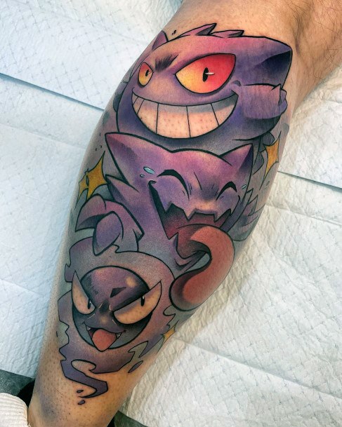 Gengar Tattoo Art For Women