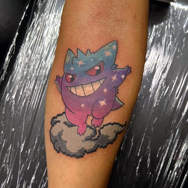 Gengar Tattoo Design Ideas For Girls