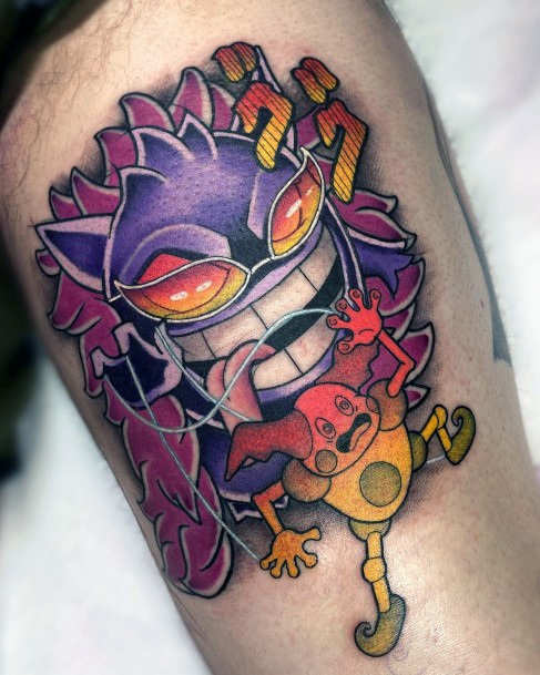 Gengar Tattoo Design Inspiration For Women