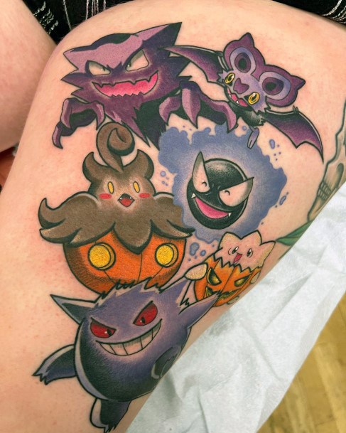 Gengar Tattoos Feminine Ideas