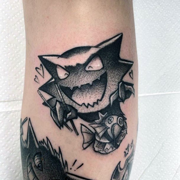 Gengar Tattoos For Girls