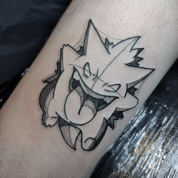 Gengar Womens Tattoo Ideas